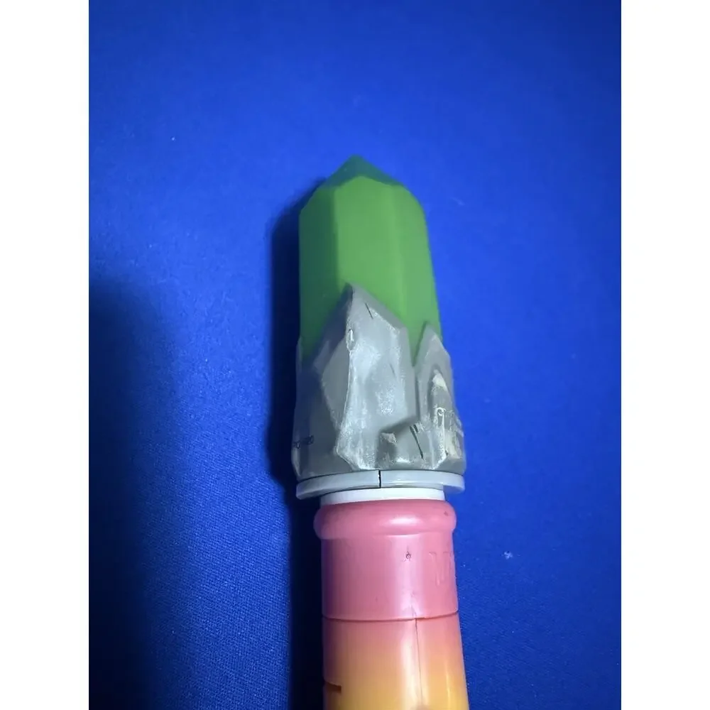 Custom MagiQuest Great Wolf Lodge Wand with Green Gem Jewel Topper